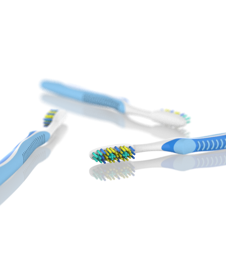 Toothbrush render made in KeyShot
