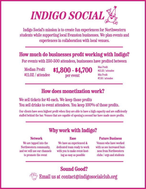 Business relations one-pager