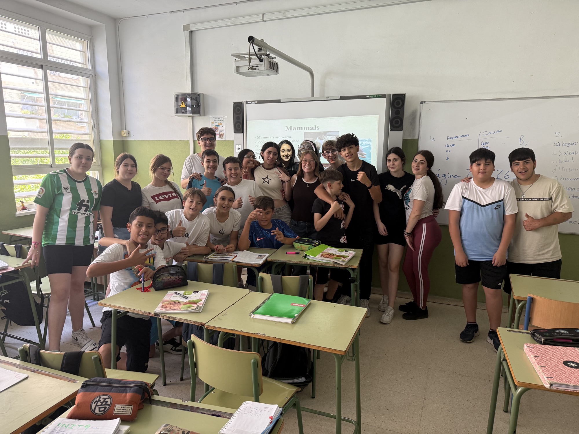 Aviva with her class in Sevilla