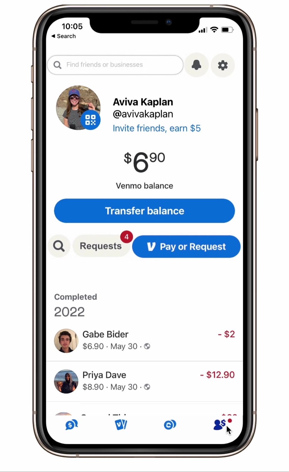 Venmo redesign final prototype